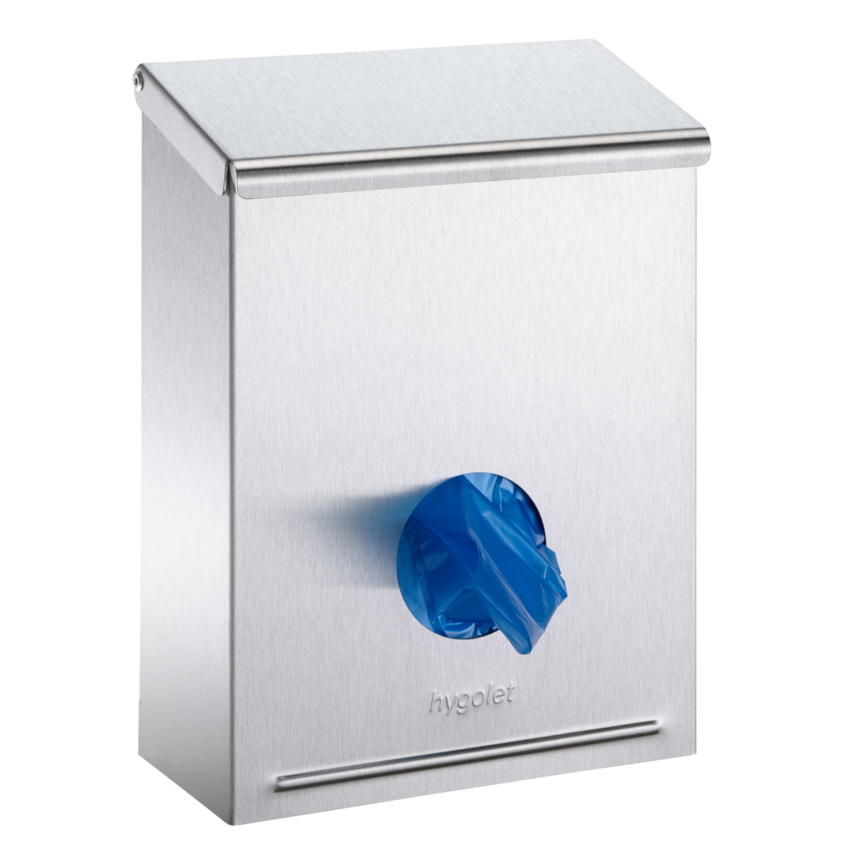 Wallbox AiO Steelline Standard Waste bin and hygiene bag dispenser