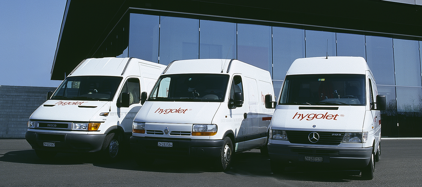 Hygolet delivery vans
